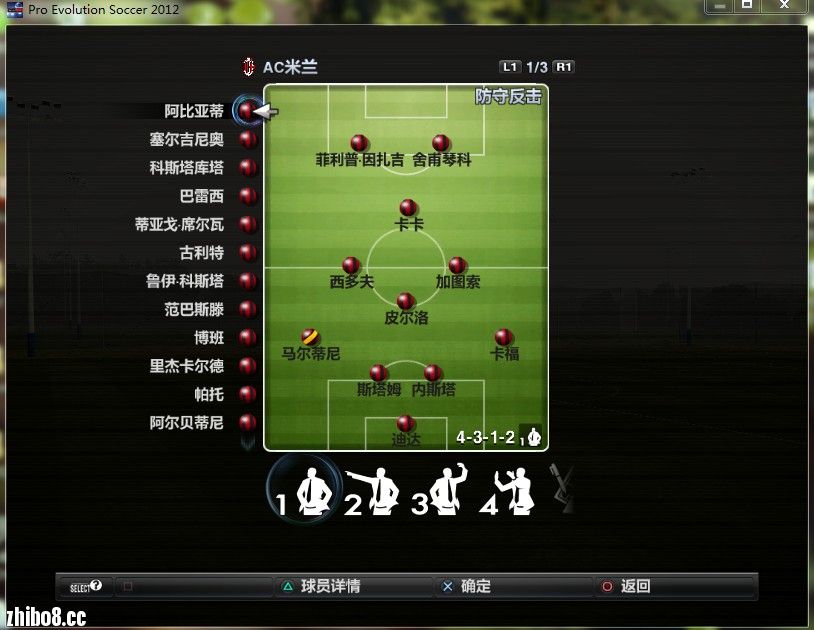 AC米兰球迷眼中的经典阵容,附PES2012阵容