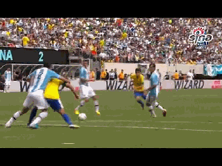 友谊赛巴西vs阿根廷所有进球gif