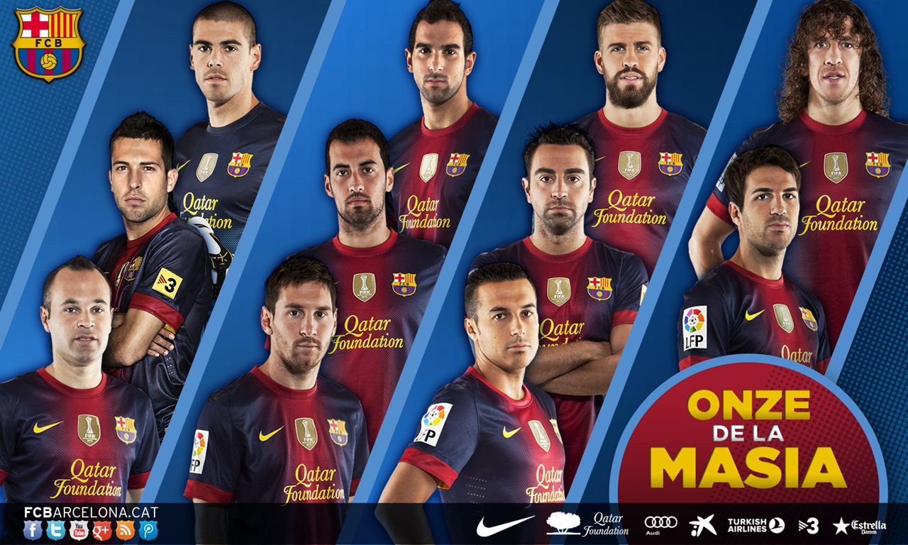 法布雷加斯,巴塞罗那,阿尔维斯,苏亚雷斯,拉菲尼亚【图集】无敌的巴塞罗那 落寞的拉玛西亚