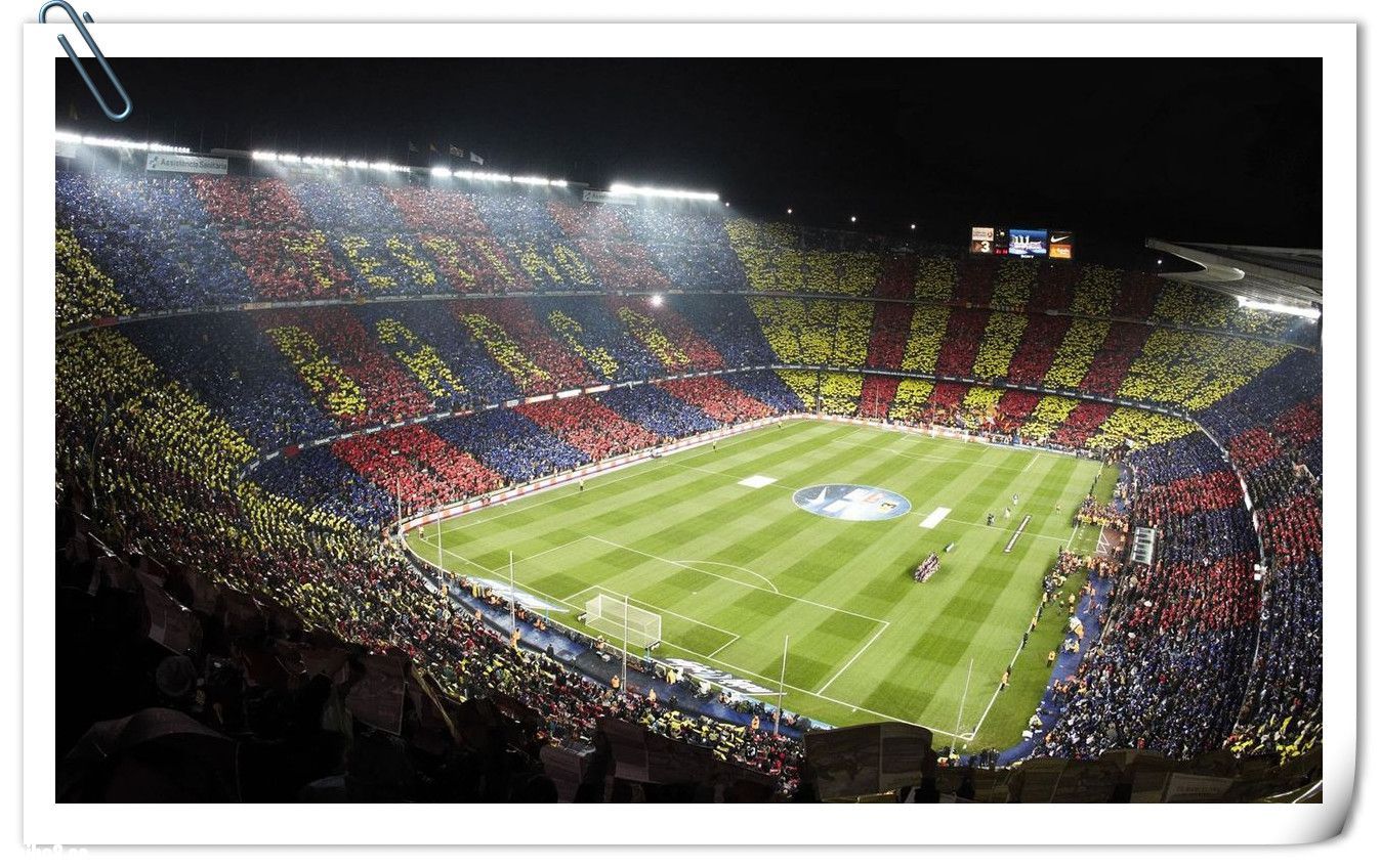 nou camp stadium,以前音译为坎帕诺球场,虽然球场名称为诺坎普体育场