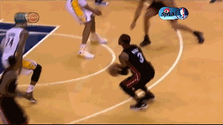 好了gif 出来了, 韦德真心没走步 - 篮球公园 - 直播