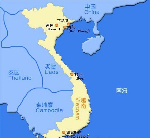 越南北宁省地图位置图片