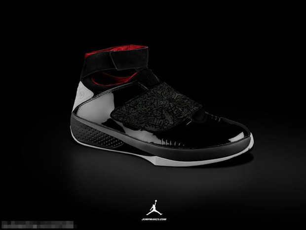 乔丹20代散发着浓郁的复古风,简单得有些时尚,整鞋显得厚重,却又流畅