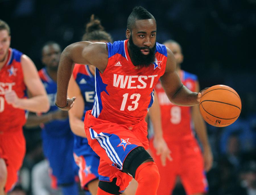 哈登入选西区全明星替补阵容有望顶替科比入选首发